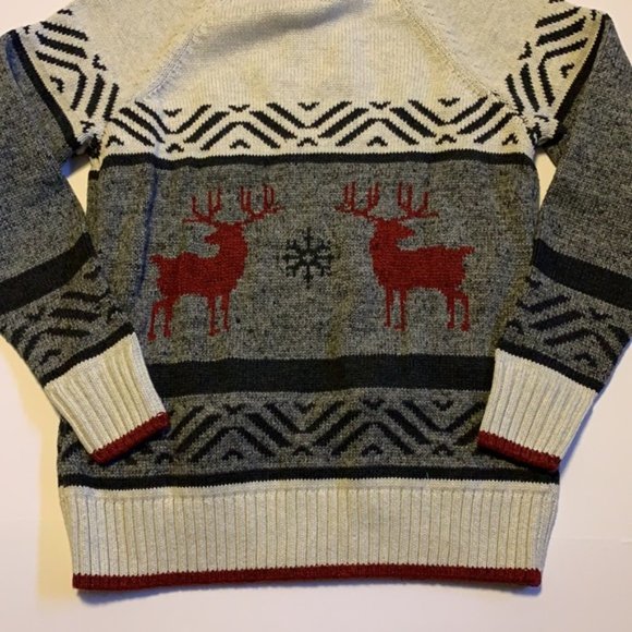 🆕 Wind River Grey and Red Knit Zip Up Sweater - Women’s Size Medium - Picture 7 of 9